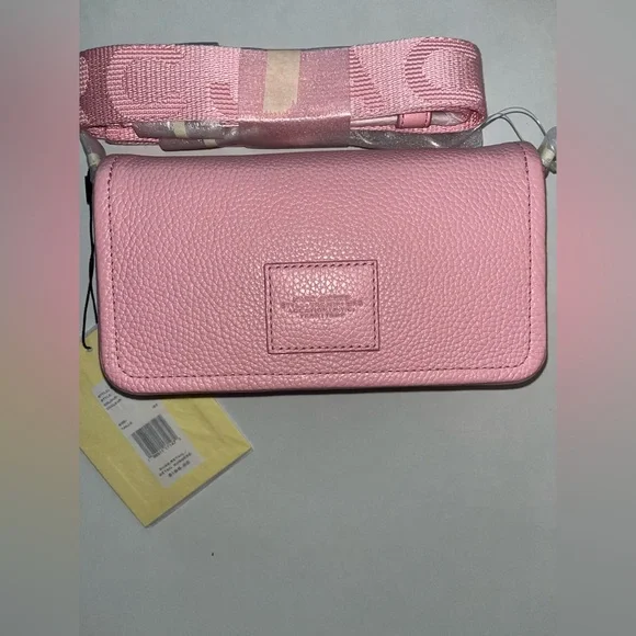 Marc Jacob’s Mini Crossbody Bag and Leather Card Case Set in Ribbon Pink 🎀 - Picture 4 of 8